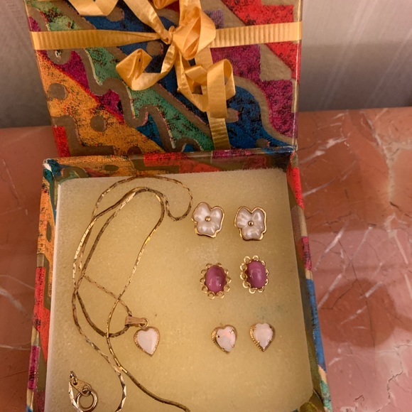 🎉Beautiful Earrings and Necklace Different colors - Picture 5 of 5